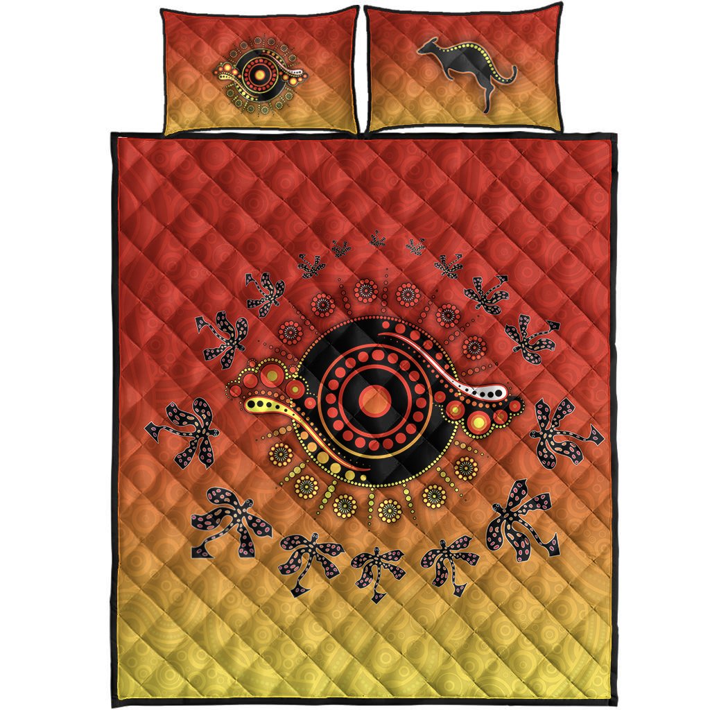 Quilt Bed Set - Circle Pattern - Vibe Hoodie Shop