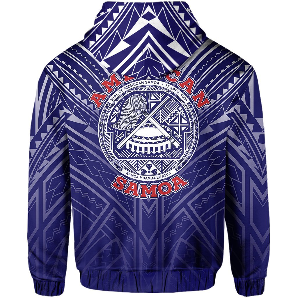 American Samoa Hoodie - Samoan Eagle Zip Hoodie - Vibe Hoodie Shop