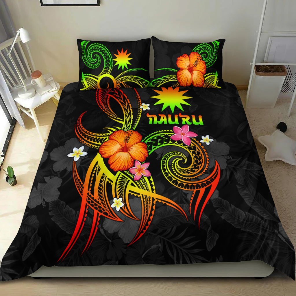 Nauru Polynesian Bedding Set - Legend of Nauru (Reggae) - Vibe Hoodie Shop