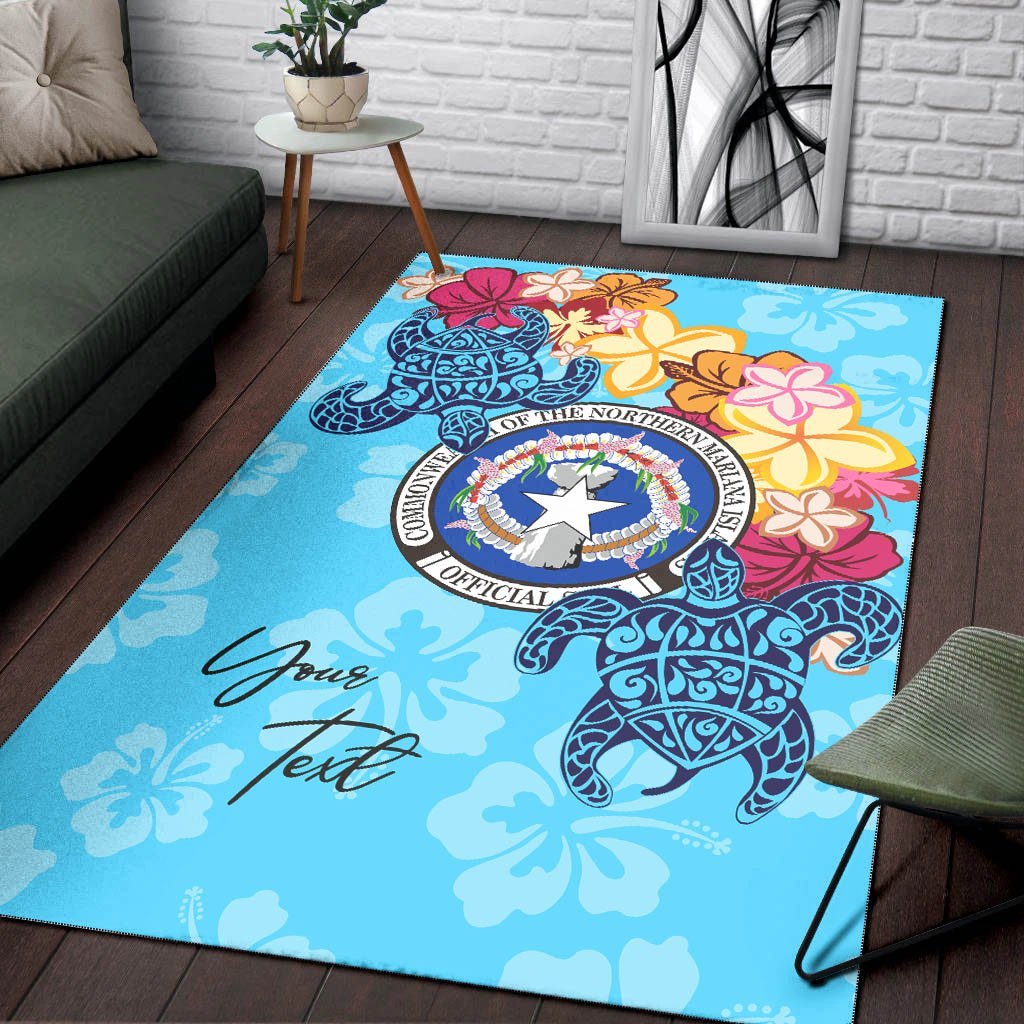 Northern Mariana Islands Area Rug - Custom Personalised Tropical Style - Vibe Hoodie Shop