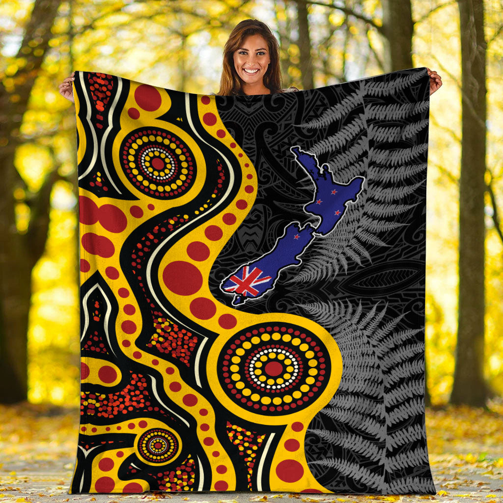 New Zealand Maori Combine Australia Aboriginal Blanket - - Vibe Hoodie Shop