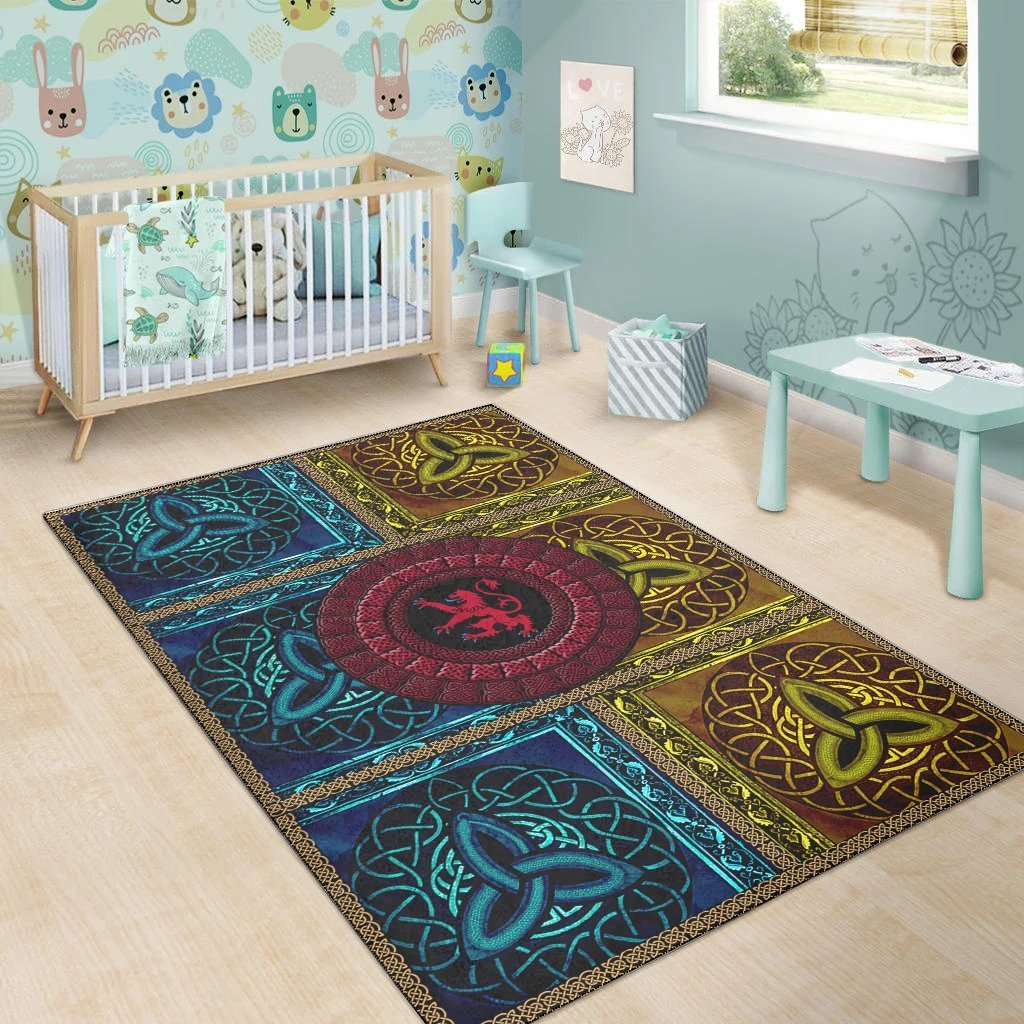 VibeHoodie Area Rug - Scotland Circle Celtic - Vibe Hoodie Shop