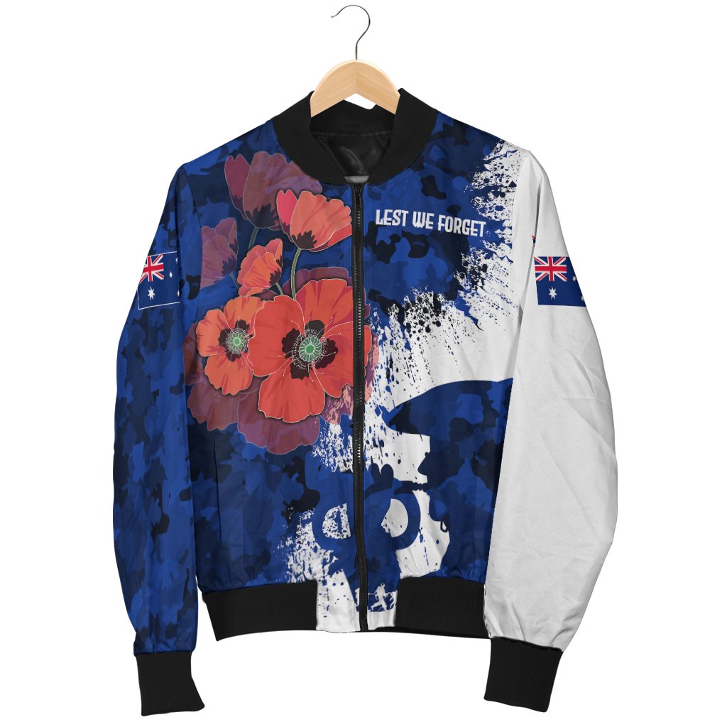 Custom ANZAC Women's Bomber Jacket - ANZAC Day 2021 - Vibe Hoodie Shop
