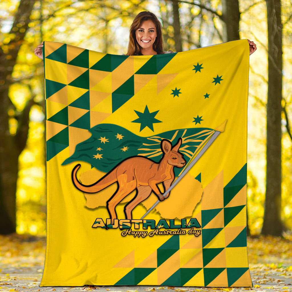 Australia Day Proud To Be Aussie Blanket - - Vibe Hoodie Shop