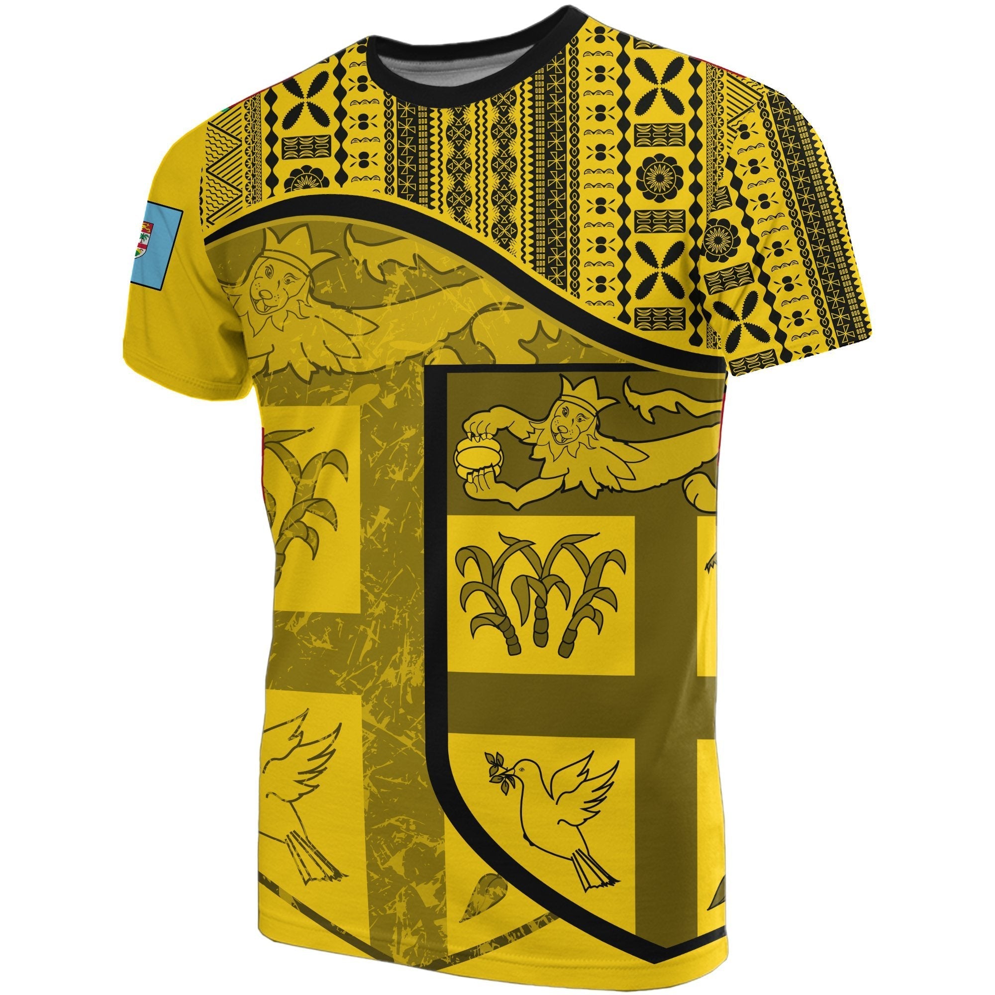 Fiji Yellow T shirt Style - Vibe Hoodie Shop