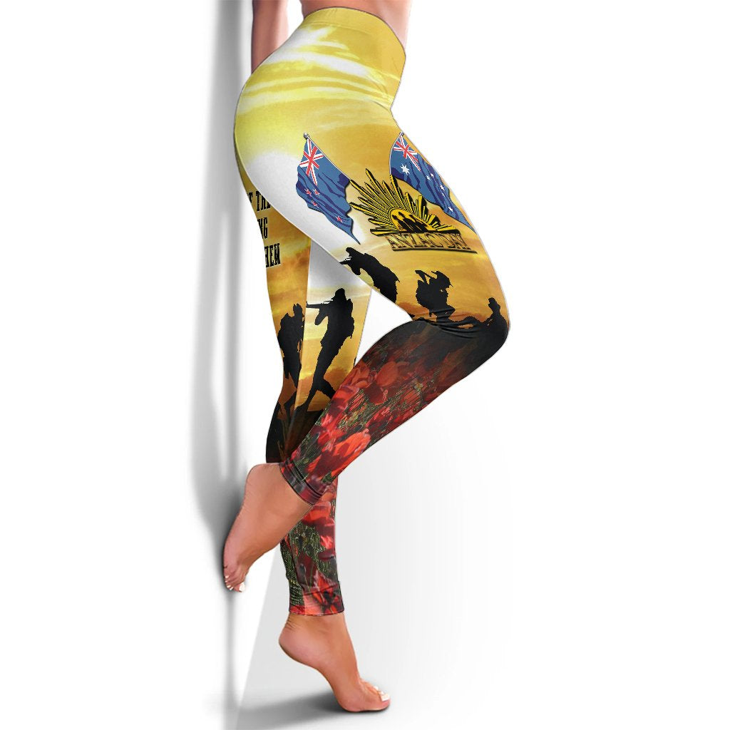 ANZAC Leggings - Australian and New Zealand Army Corps - Vibe Hoodie Shop