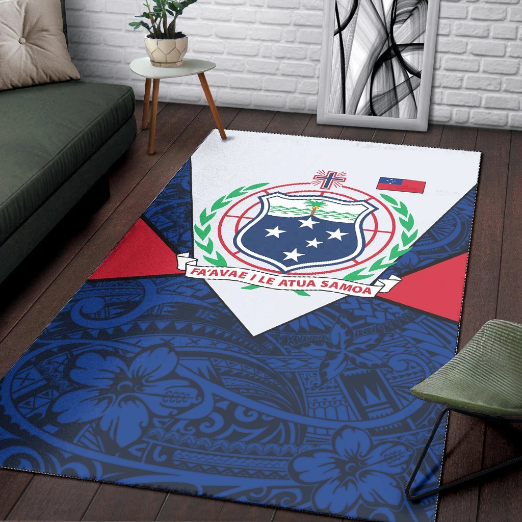 Samoa Polynesian Area Rug - Legend of Samoa - Vibe Hoodie Shop