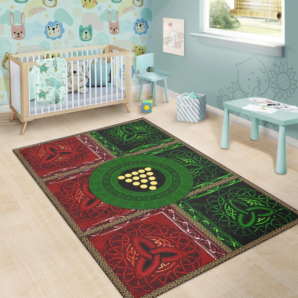 VibeHoodie Area Rug - Cornwall Circle Celtic - Vibe Hoodie Shop