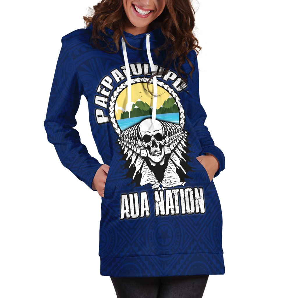 American Samoa Custom Personalised Women's Hoodie Dress - Paepaeulupo'o Aua (Ver 2) - Vibe Hoodie Shop