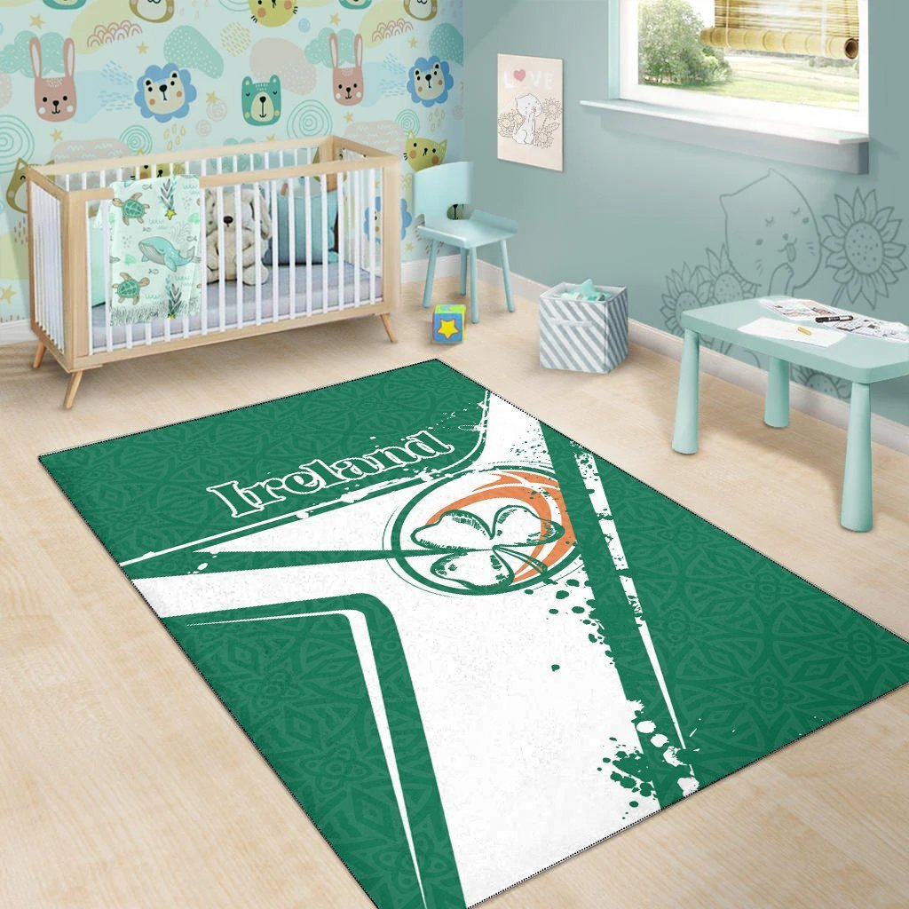 Ireland Rugby Area Rug - Irish Rugby - Vibe Hoodie Shop