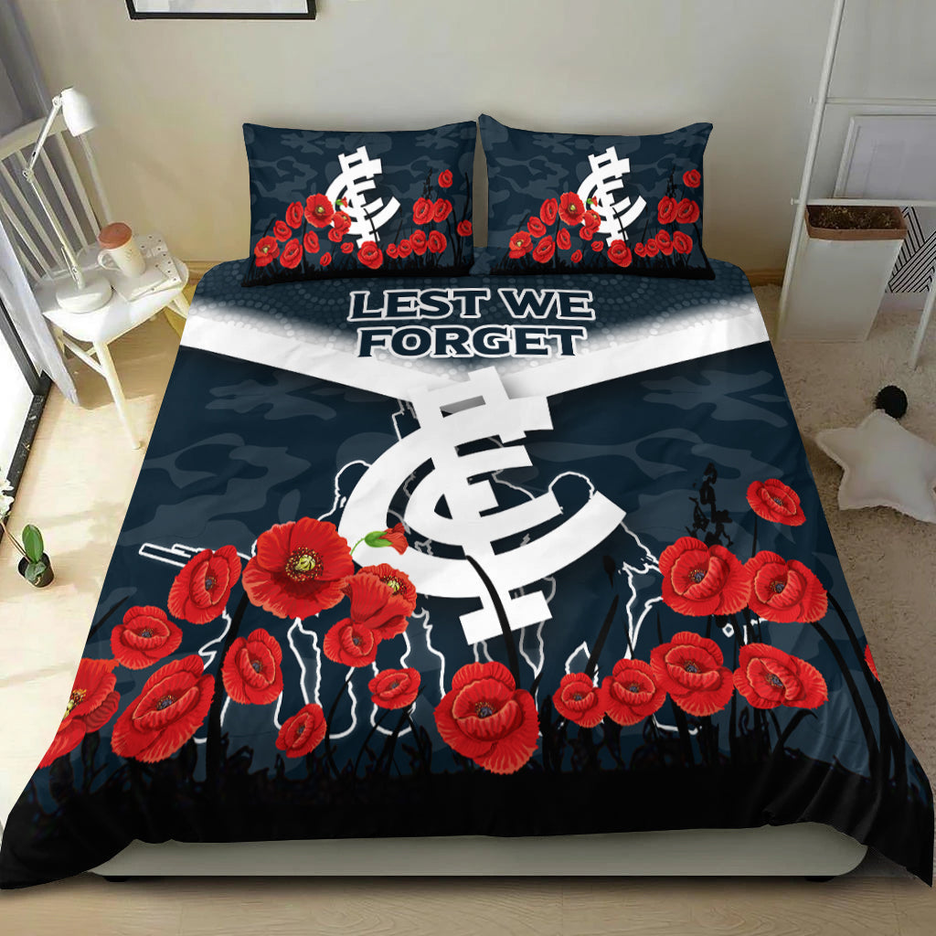 Blues ANZAC Day Bedding Set - Indigenous Art - - Vibe Hoodie Shop