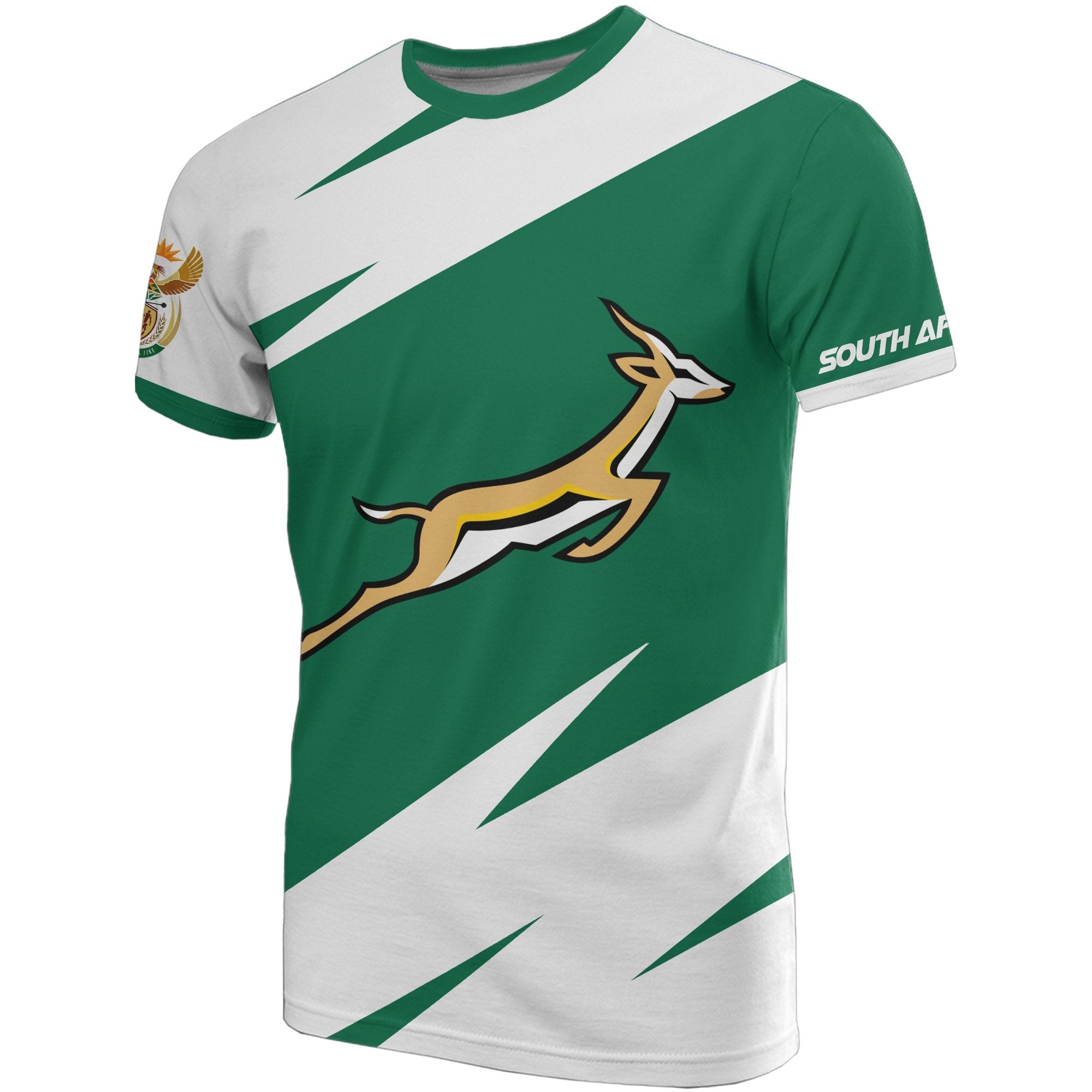 South Africa Springboks Light T shirt - Vibe Hoodie Shop