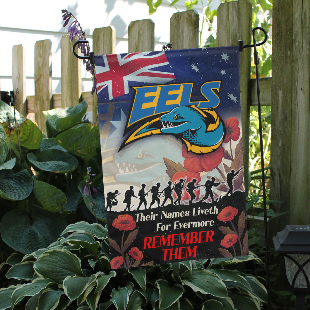 Eels Rugby Flag - REMEMBER THEM Red Poppy Flowers Flag - Vibe Hoodie Shop