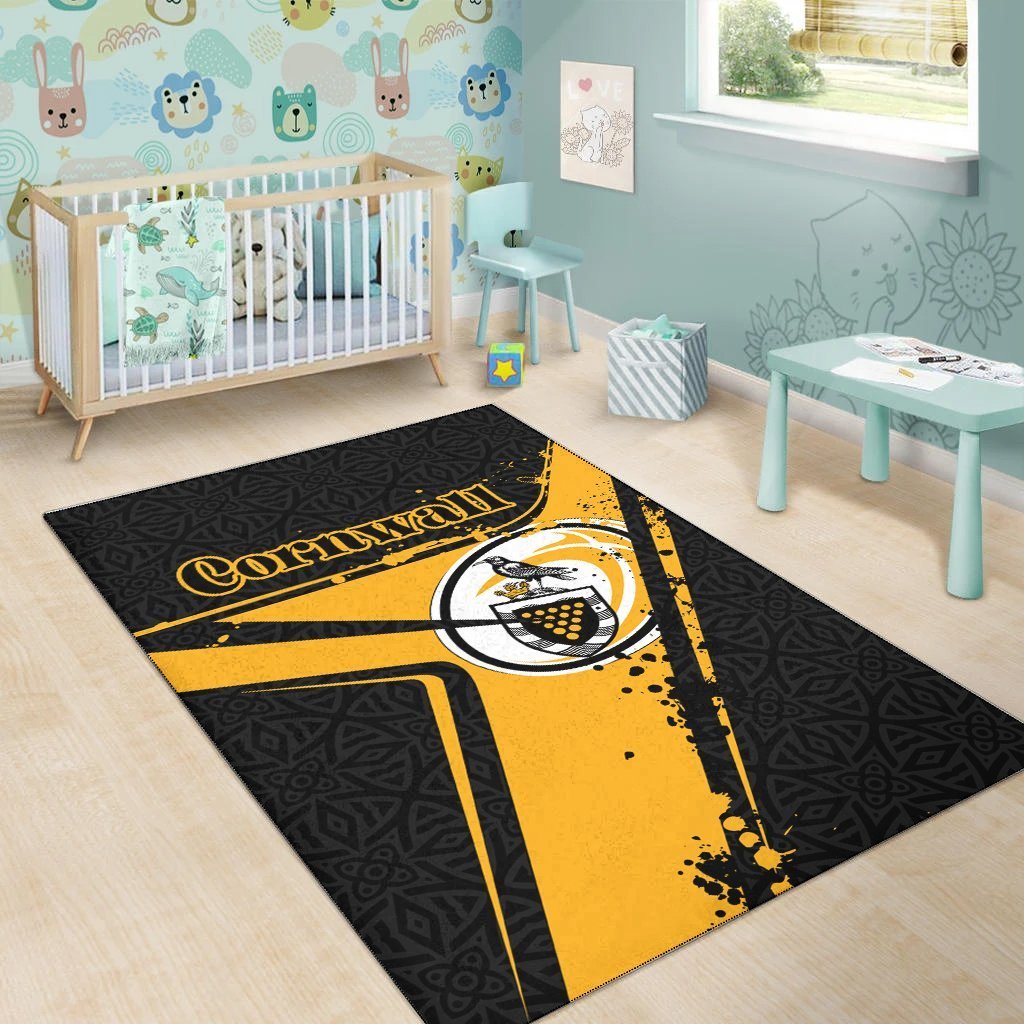 Cornwall Rugby Area Rug - Cornish Rugby - Vibe Hoodie Shop