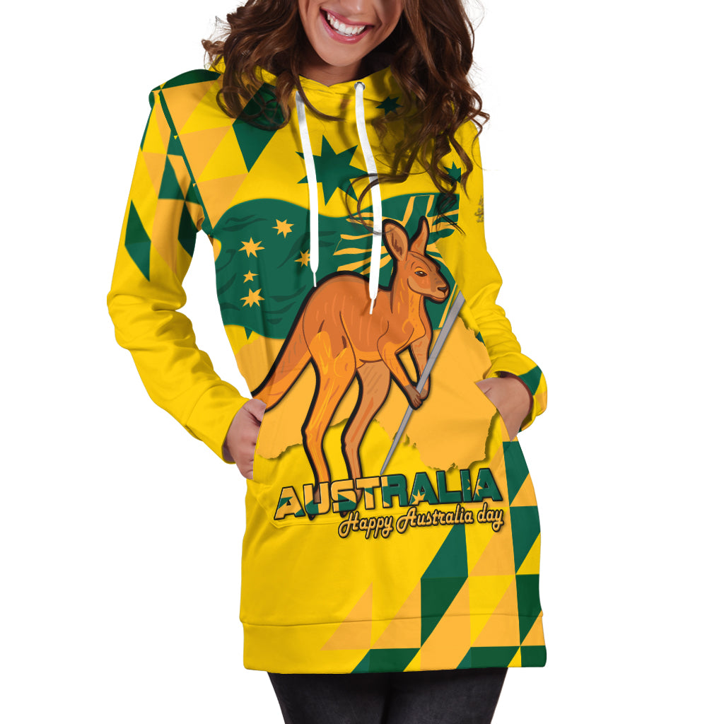 Australia Day Proud To Be Aussie Hoodie  Dress - - Vibe Hoodie Shop