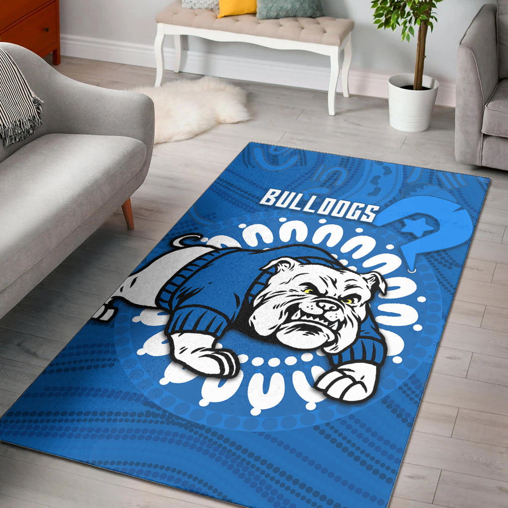 Bulldogs NAIDOC Area Rug Indigenous - Vibe Hoodie Shop