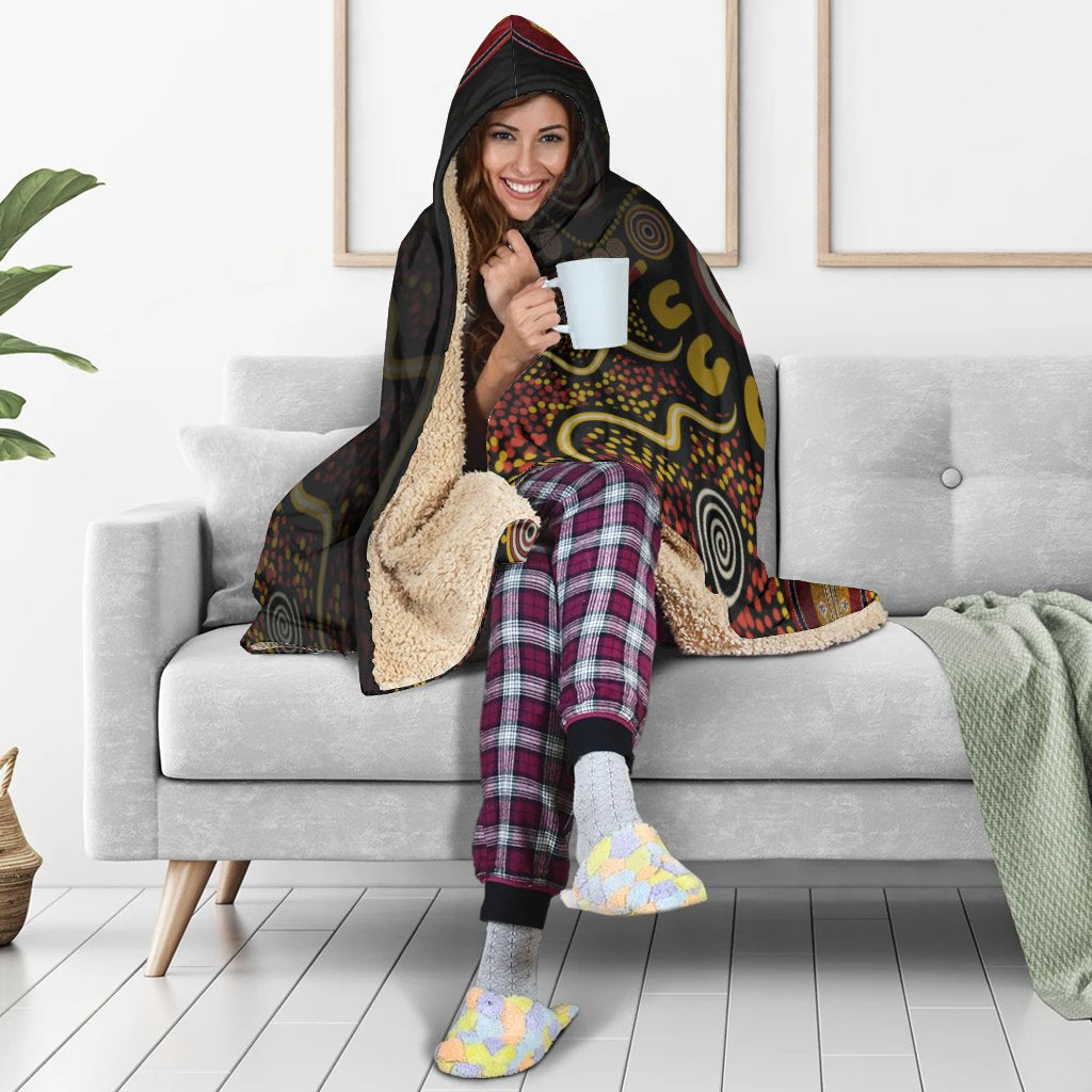 sp-aboriginal-hooded-blanket-dot-panting-art-stripe-lines