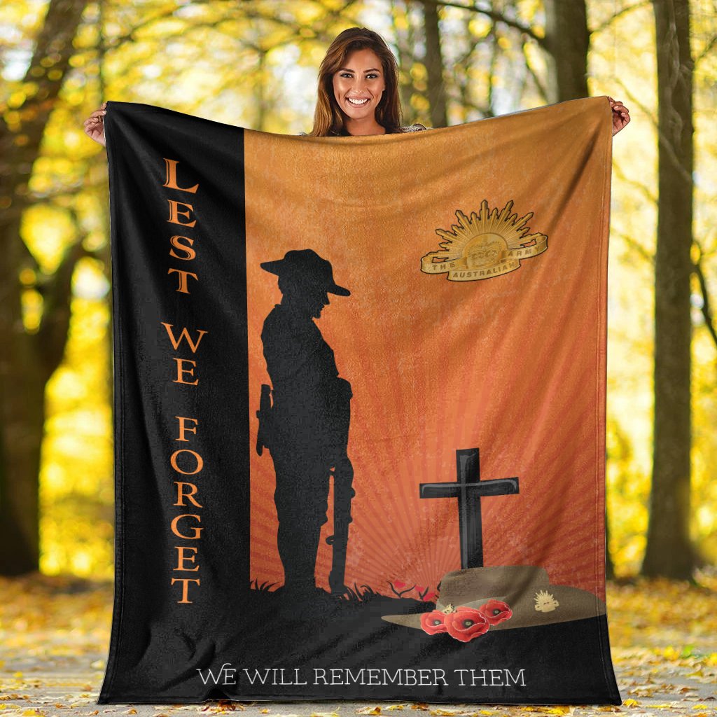 ANZAC Day Blanket - Remembrance Day - Vibe Hoodie Shop