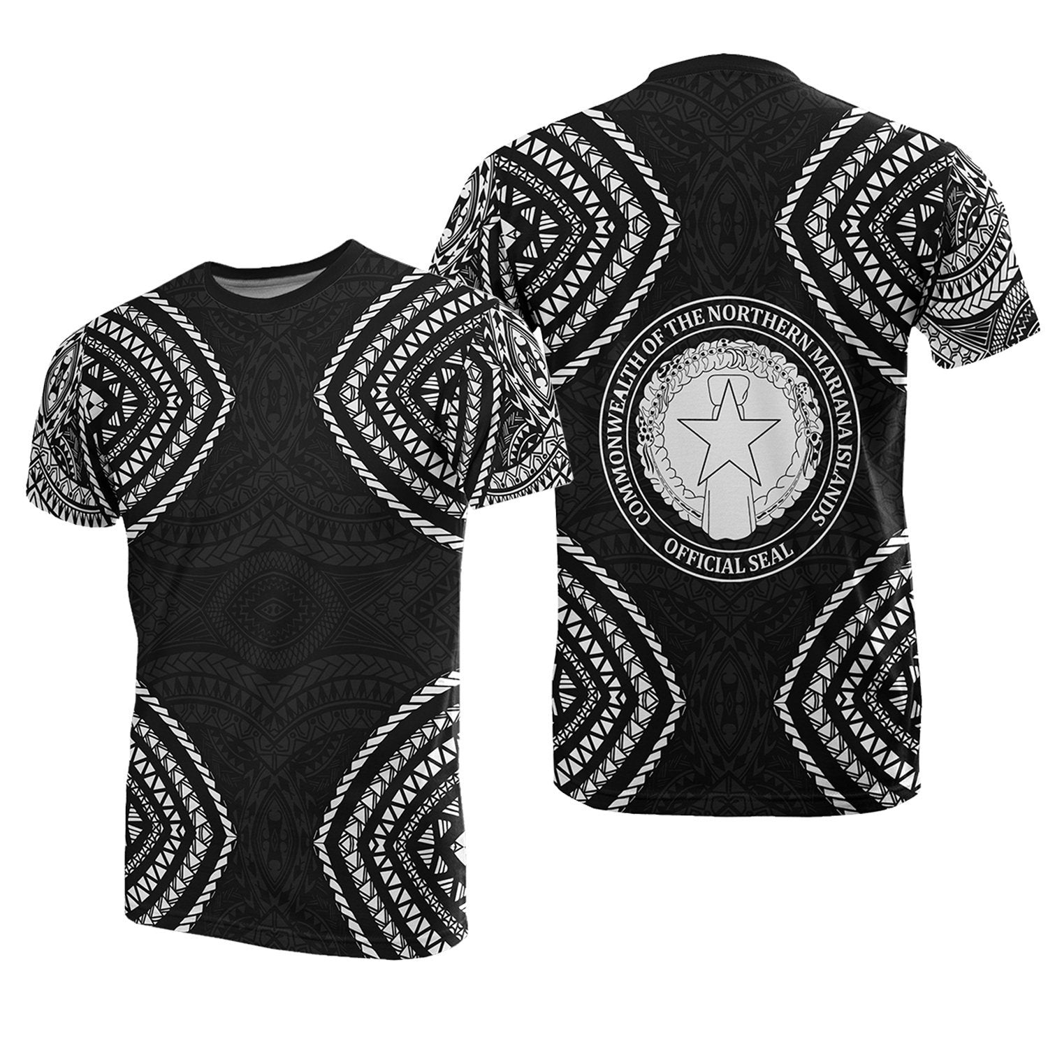 Vibe Hoodie Northern Mariana Islands Micronesia T shirt Black Warrior Style - Vibe Hoodie Shop