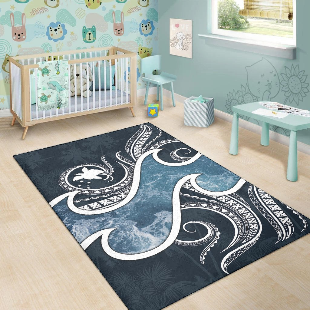 Papua New Guinea Polynesian Area Rug - Ocean Style - Vibe Hoodie Shop