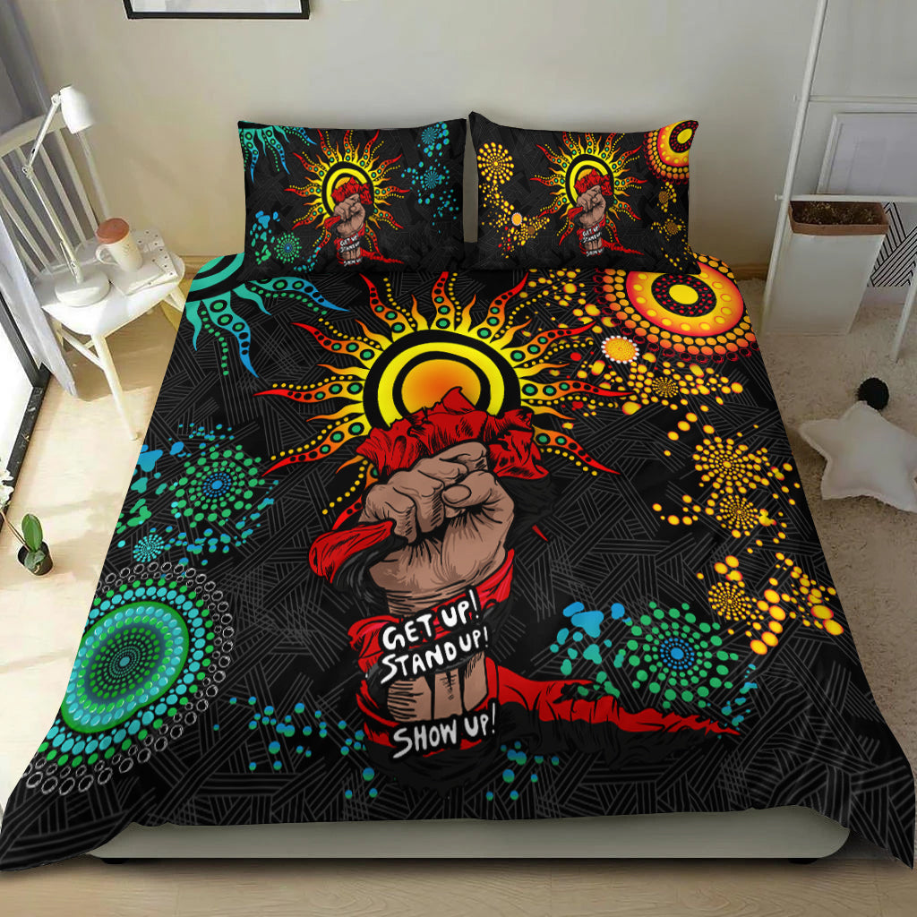 NAIDOC Week 2022 Aboriginal Art Unique Bedding Set - - Vibe Hoodie Shop