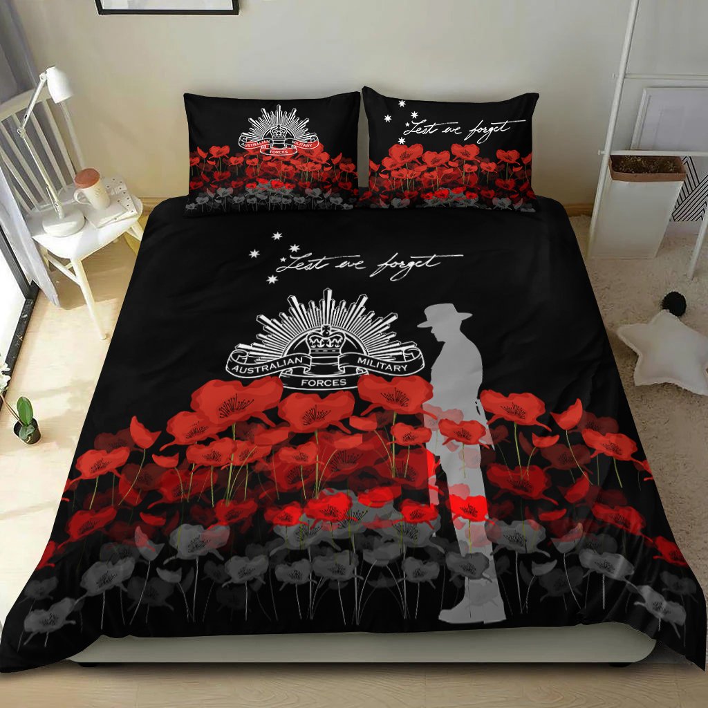 ANZAC Day Bedding Set - Remember Them - Vibe Hoodie Shop