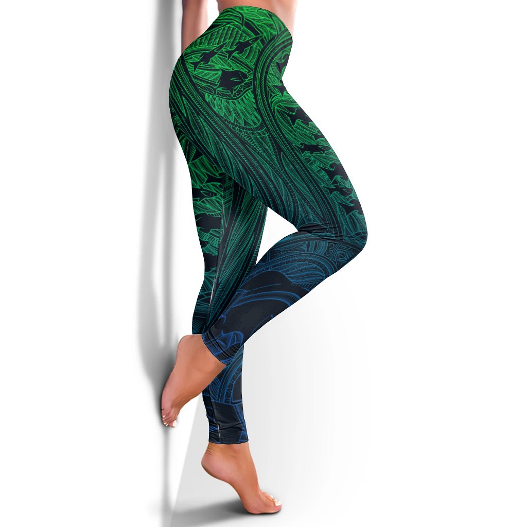 Torres Strait Islanders Leggings - Ocean Art - Vibe Hoodie Shop