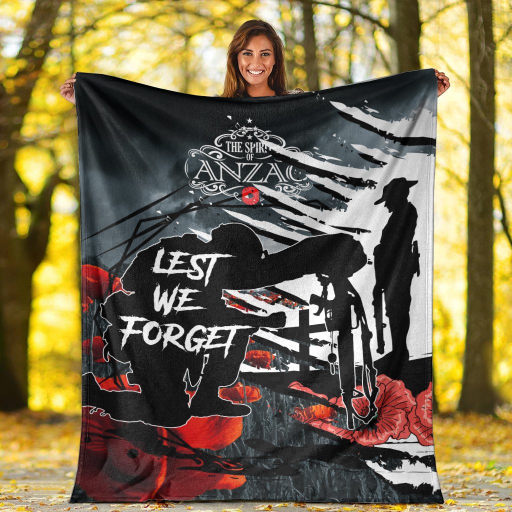 ANZAC Day Premium Blanket - The Spirit of ANZAC - Vibe Hoodie Shop