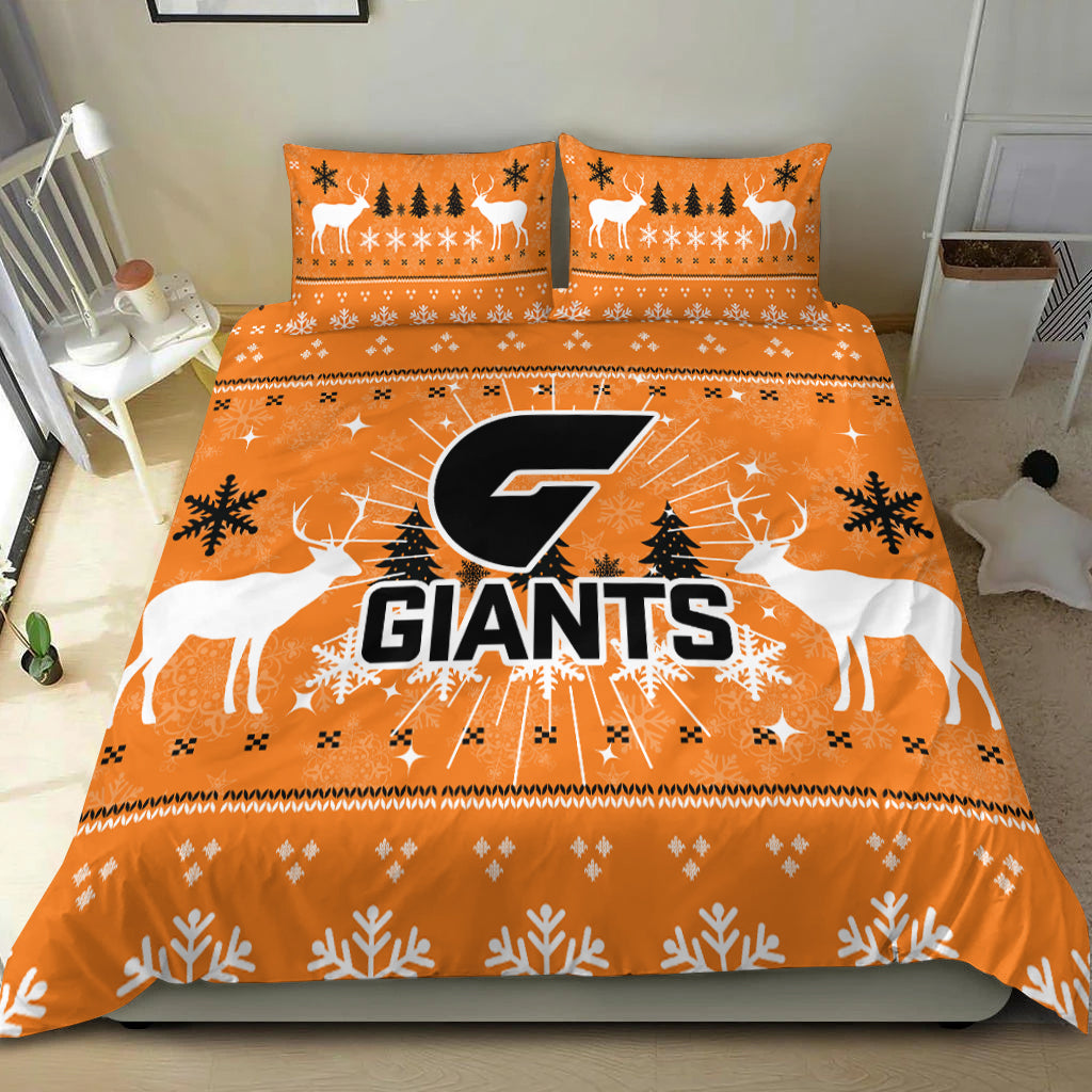 GWS Giants Bedding Set - Christmas Ugly Style - - Vibe Hoodie Shop