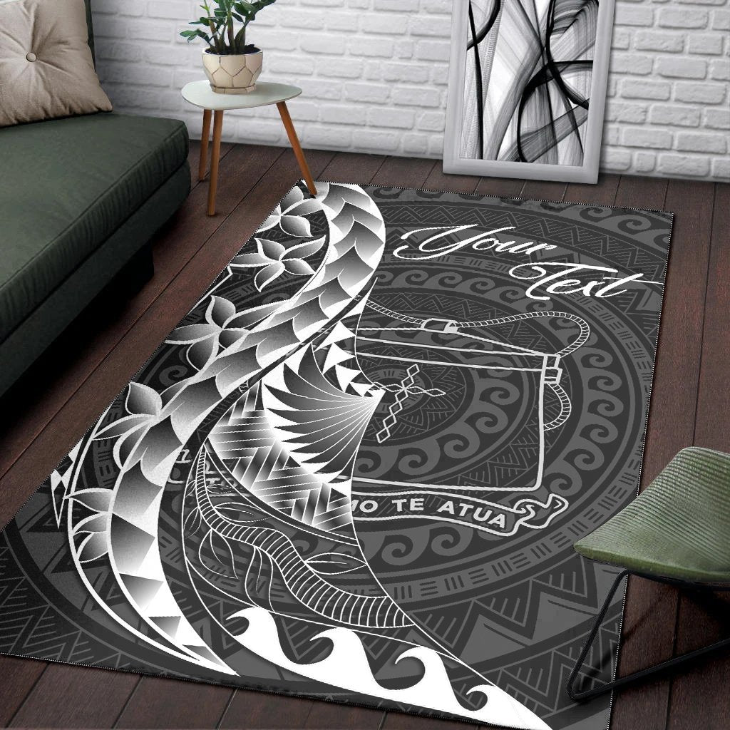 Tokelau Area Rug - Custom Personalised Polynesian Pattern Style - Vibe Hoodie Shop