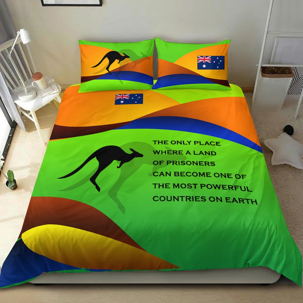 Bedding Set - National Color of Australia - Vibe Hoodie Shop