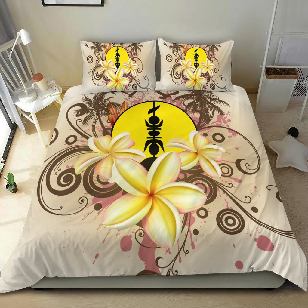New Caledonia Polynesian Bedding Set - Summer Tropical - Vibe Hoodie Shop