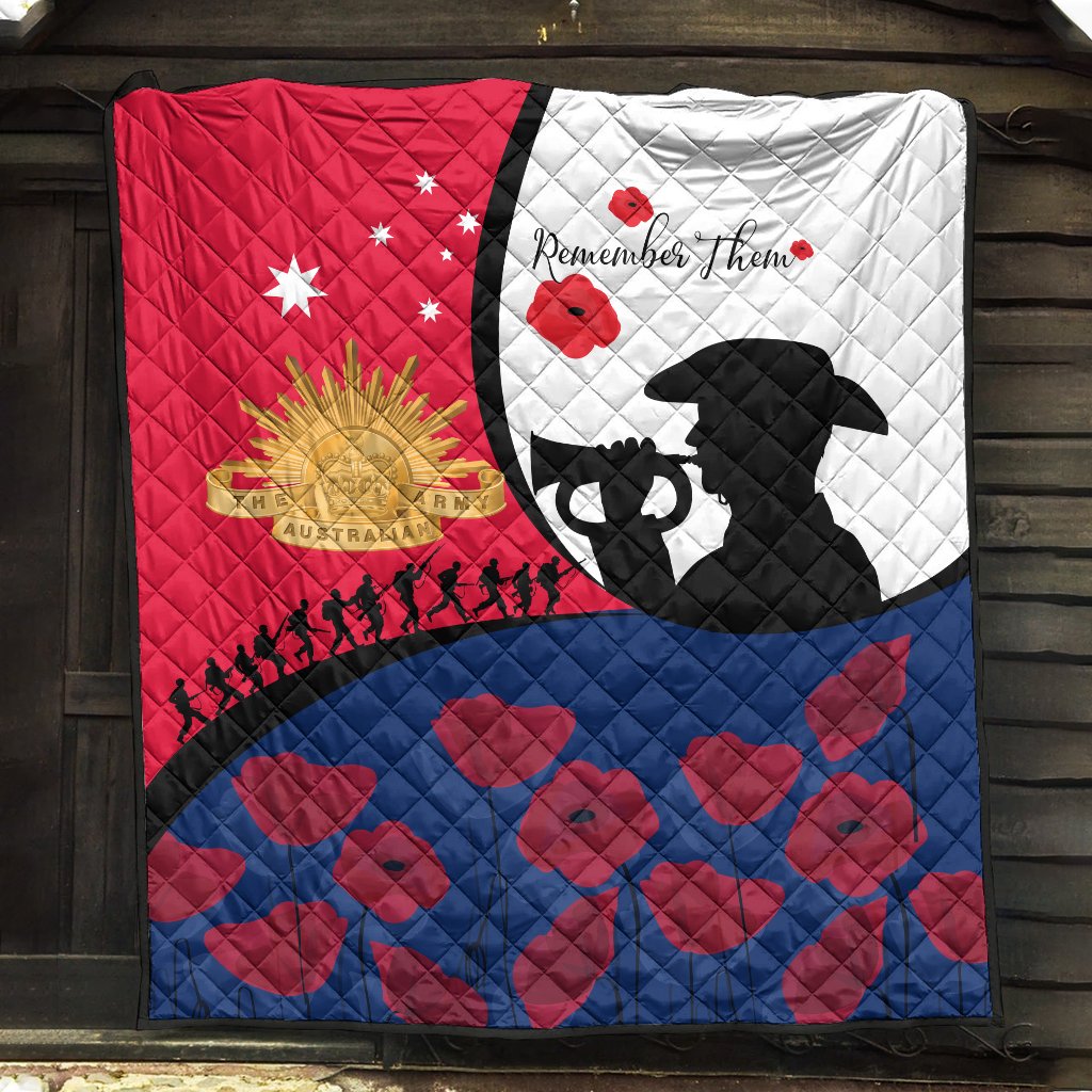 ANZAC Day Premium Quilt - We will remember Them - Vibe Hoodie Shop