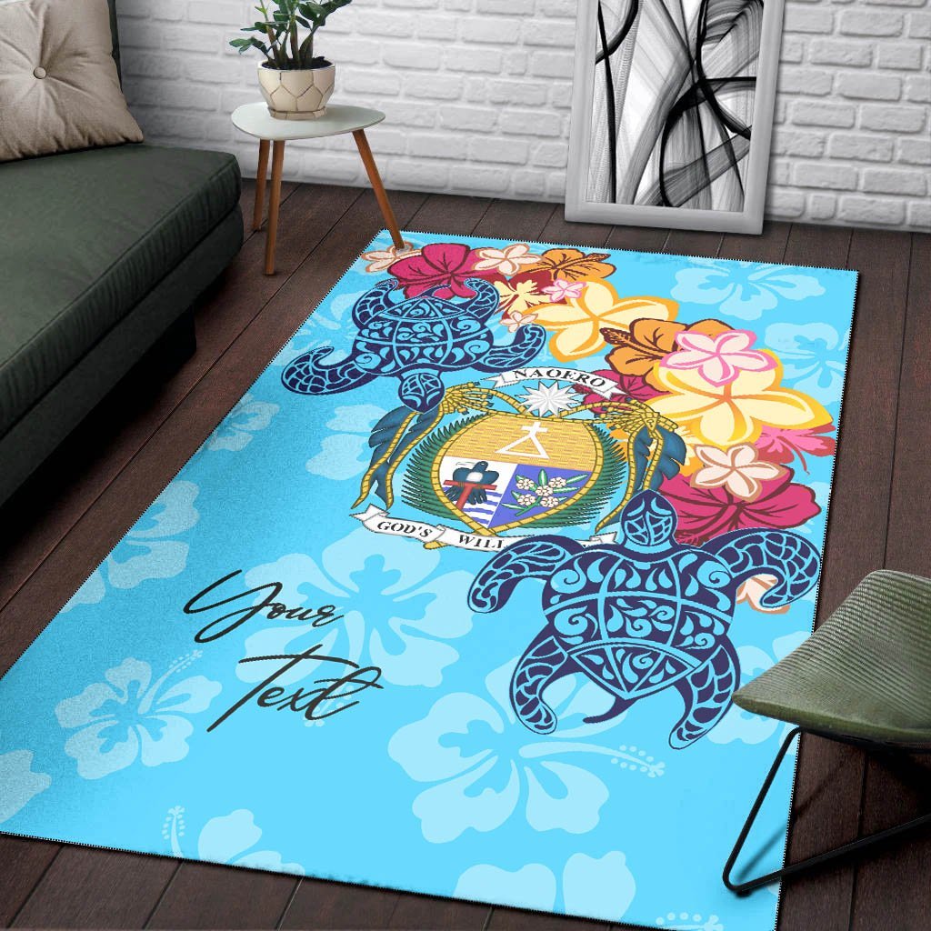 Nauru Area Rug - Custom Personalised Tropical Style - Vibe Hoodie Shop