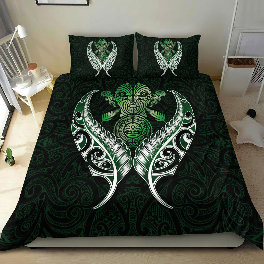 New Zealand Silver Fern Bedding Set Green - - Vibe Hoodie Shop