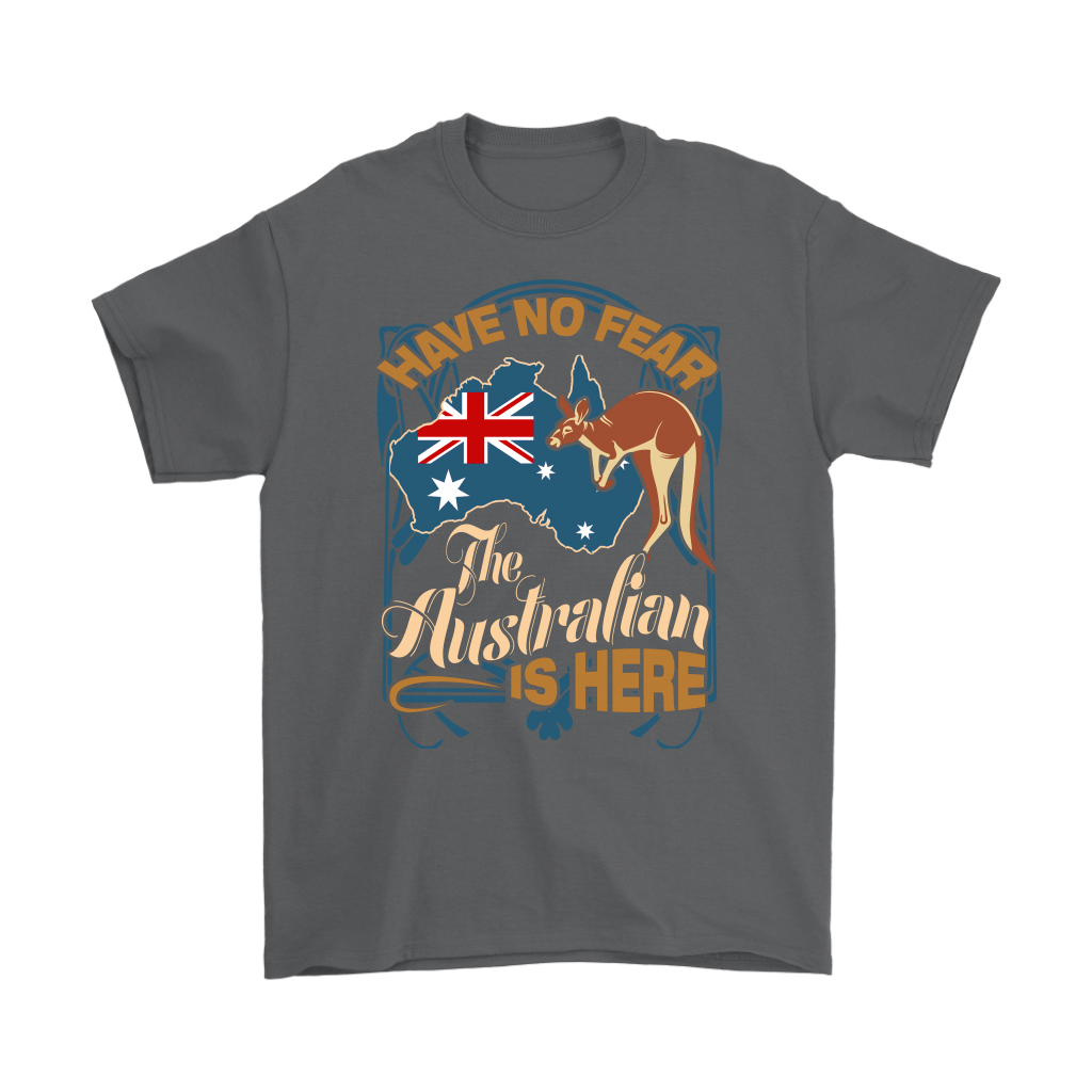 Gildan T shirt - Aus Flag T shirt Kangaroo Unisex - Vibe Hoodie Shop