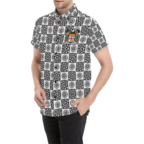 Check New Shop Coat Of Arms Short Sleeve Shirt - Vibe Hoodie Shop