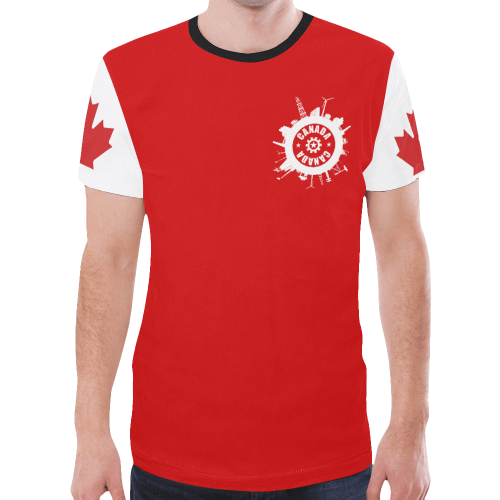 Canada T shirt - Canada With Maple Leaf - Vibe Hoodie Shop