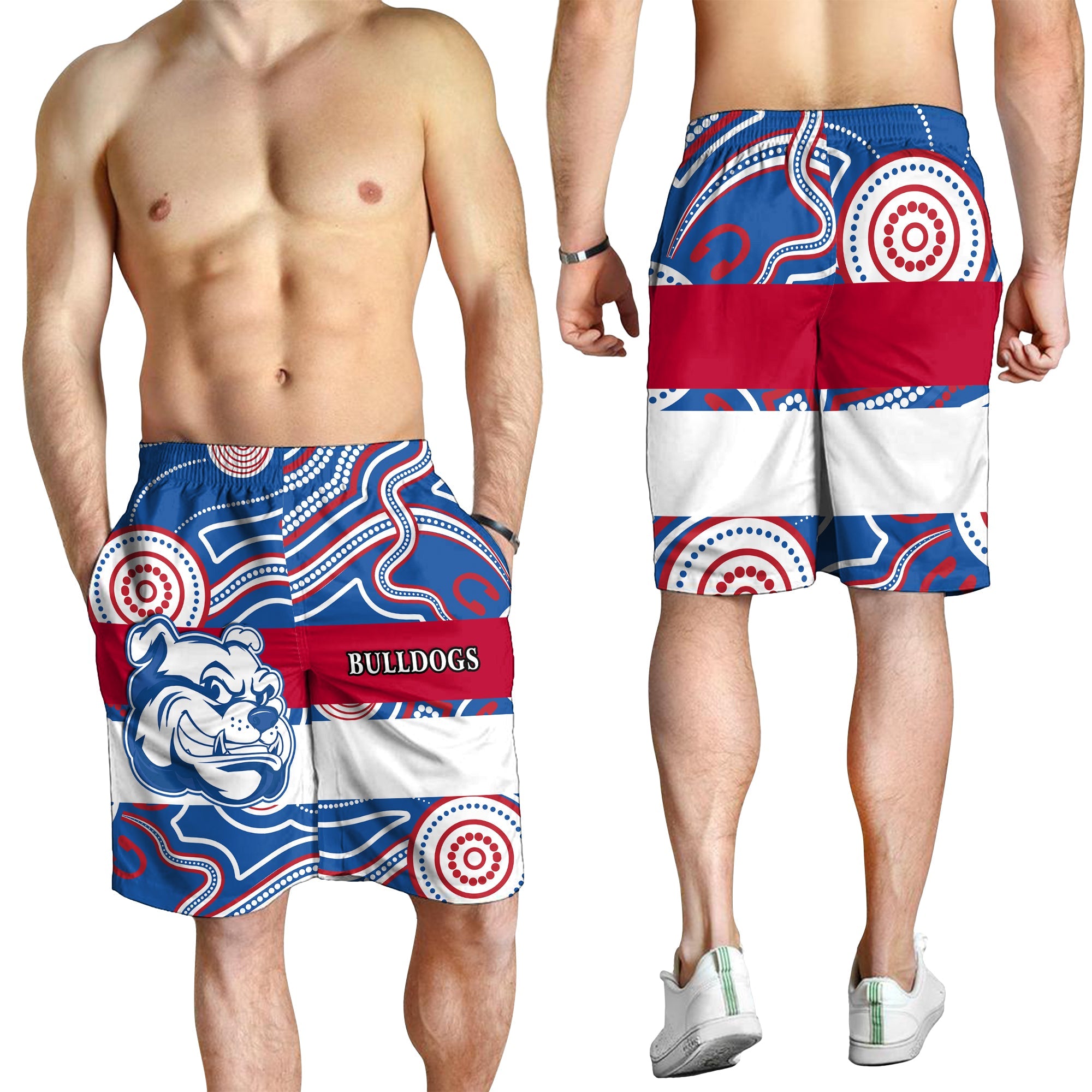 Bulldogs Champion 2021 Men Shorts Western Indigenous Always Proud - Vibe Hoodie Shop