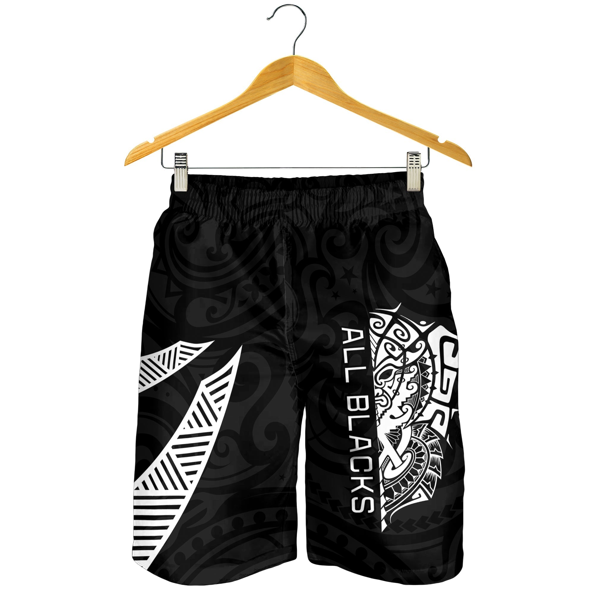 New Zealand Rugby Men Shorts Haka mix Ta Moko - Vibe Hoodie Shop