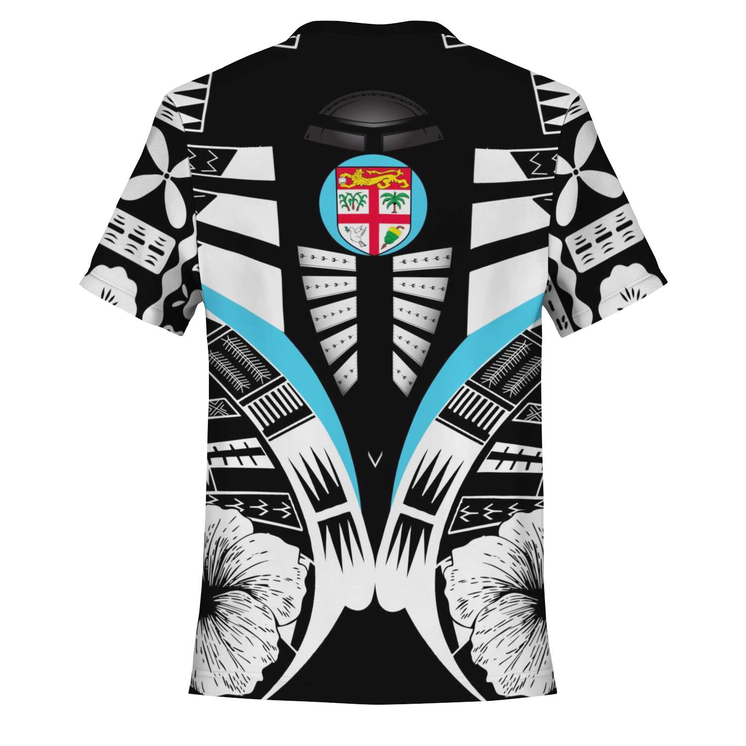 Fiji Tattoo T shirt Hibiscus - Vibe Hoodie Shop