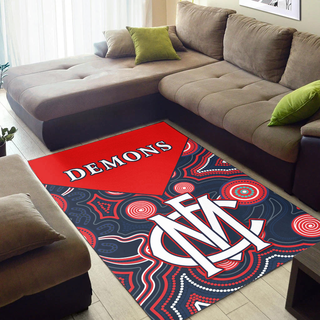 Melbourne Demons 2021 Area Rug - We are the Champions - Vibe Hoodie Shop