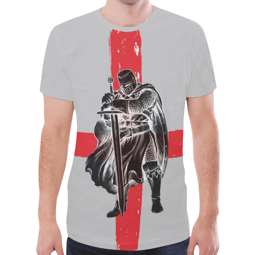 England Flag Knight T shirt - Vibe Hoodie Shop