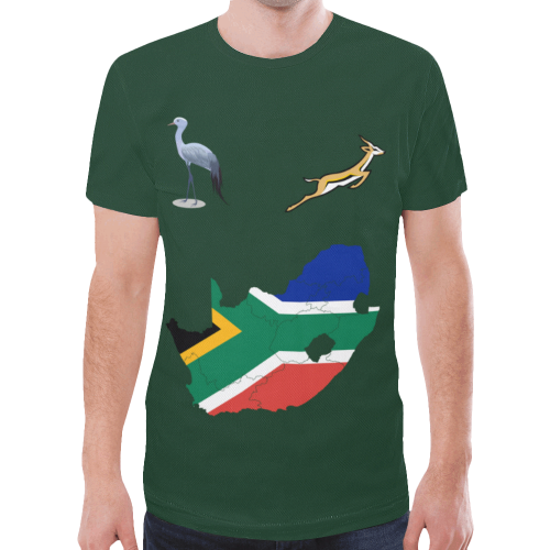 South Africa Symbols T shirt - Vibe Hoodie Shop