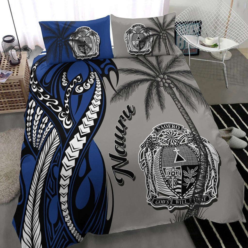 Nauru Bedding Set - Classical Coconut Tree - Vibe Hoodie Shop