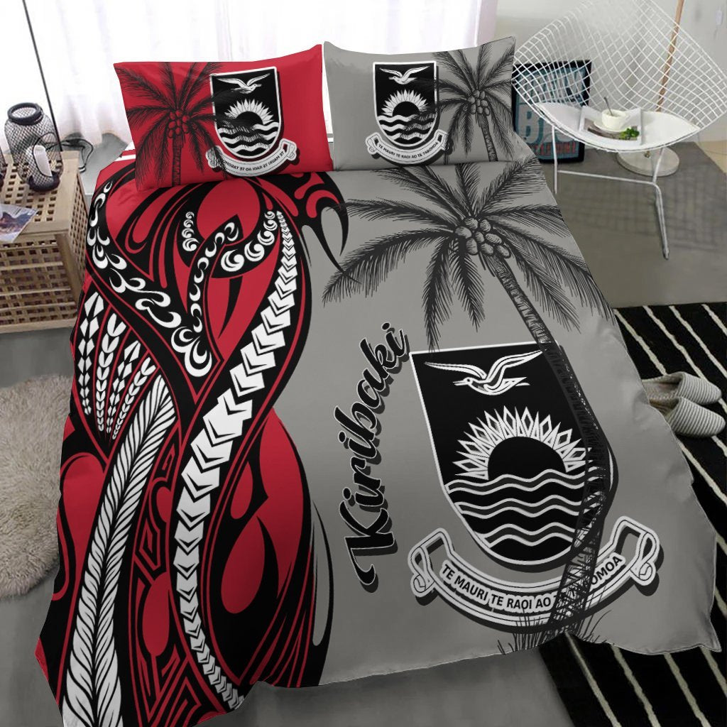 Kiribati Bedding Set - Classical Coconut Tree - Vibe Hoodie Shop