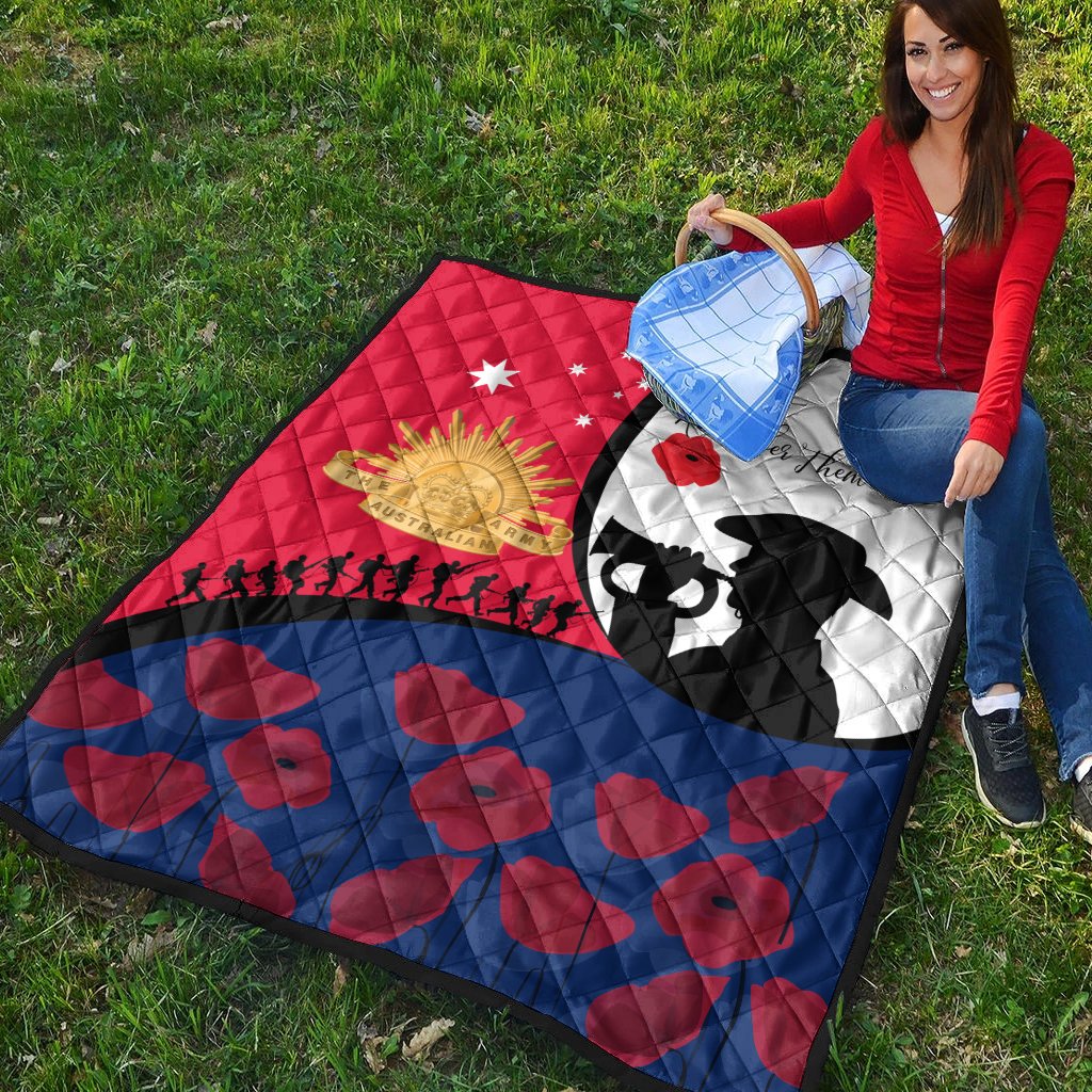 ANZAC Day Premium Quilt - We will remember Them - Vibe Hoodie Shop