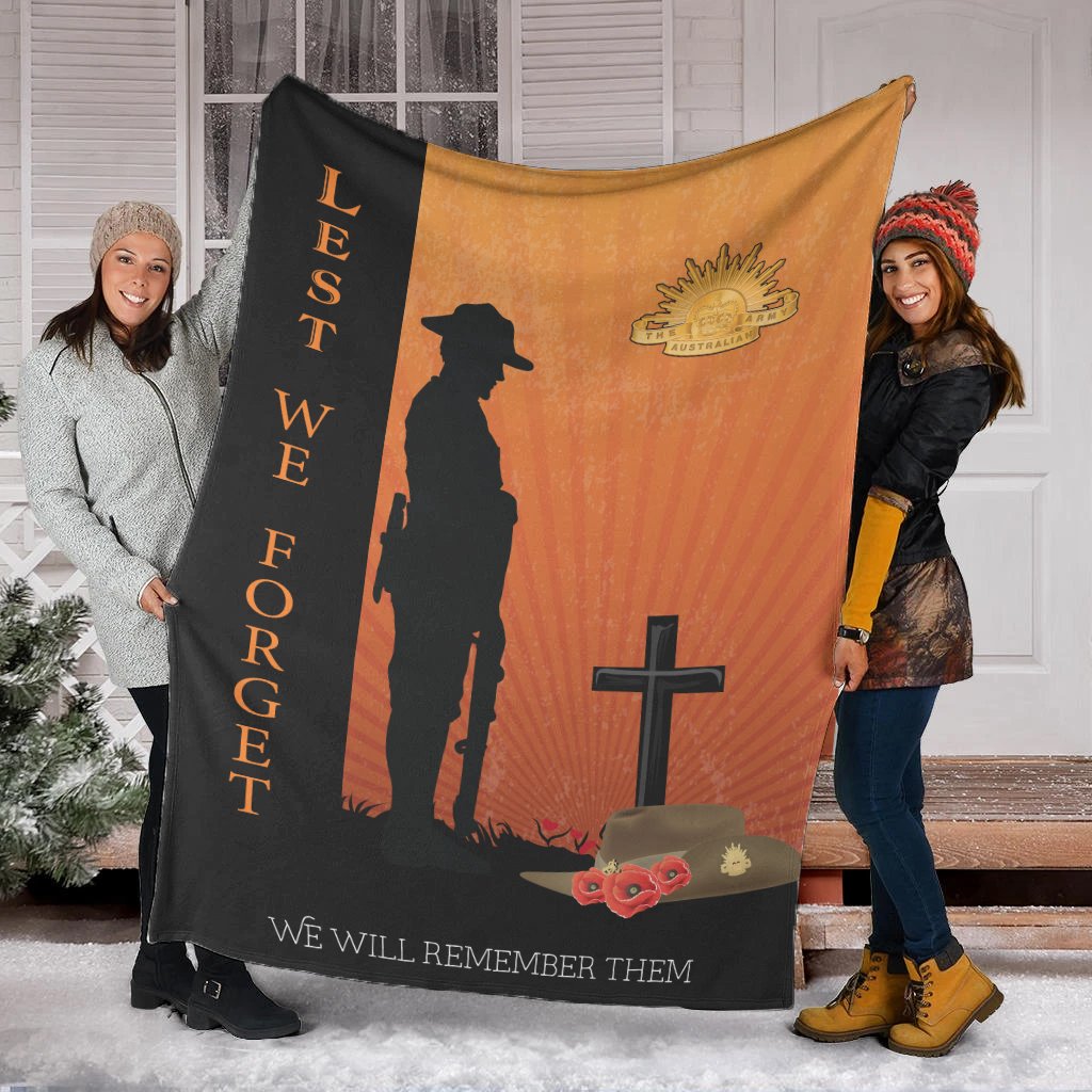 ANZAC Day Blanket - Remembrance Day - Vibe Hoodie Shop