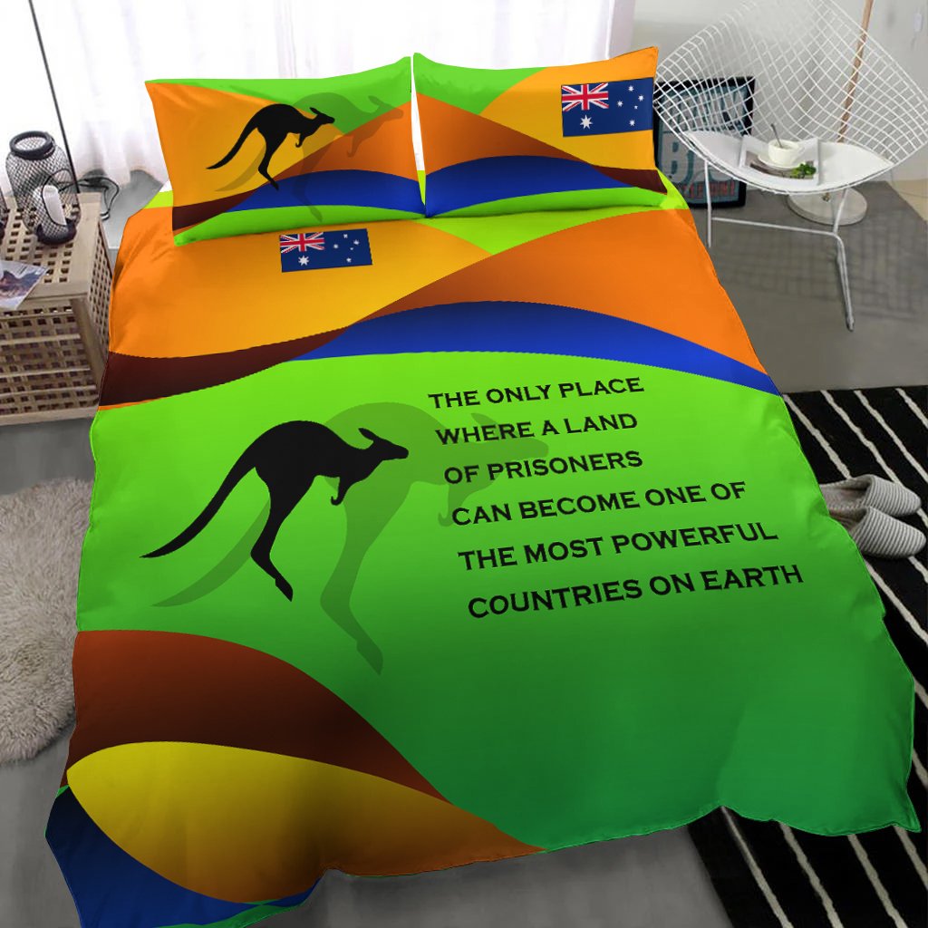 Bedding Set - National Color of Australia - Vibe Hoodie Shop