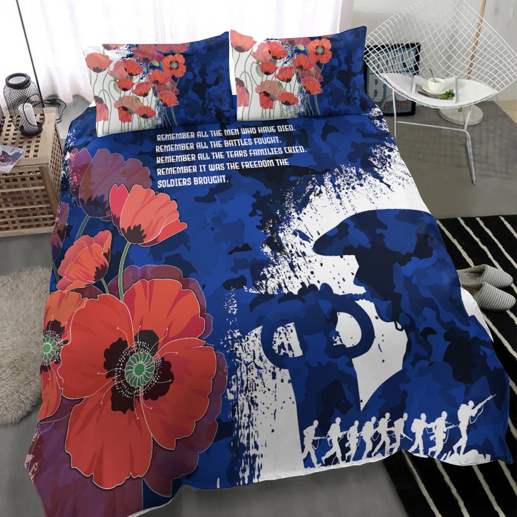 Custom ANZAC Bedding Set - ANZAC Day 2021 - Vibe Hoodie Shop